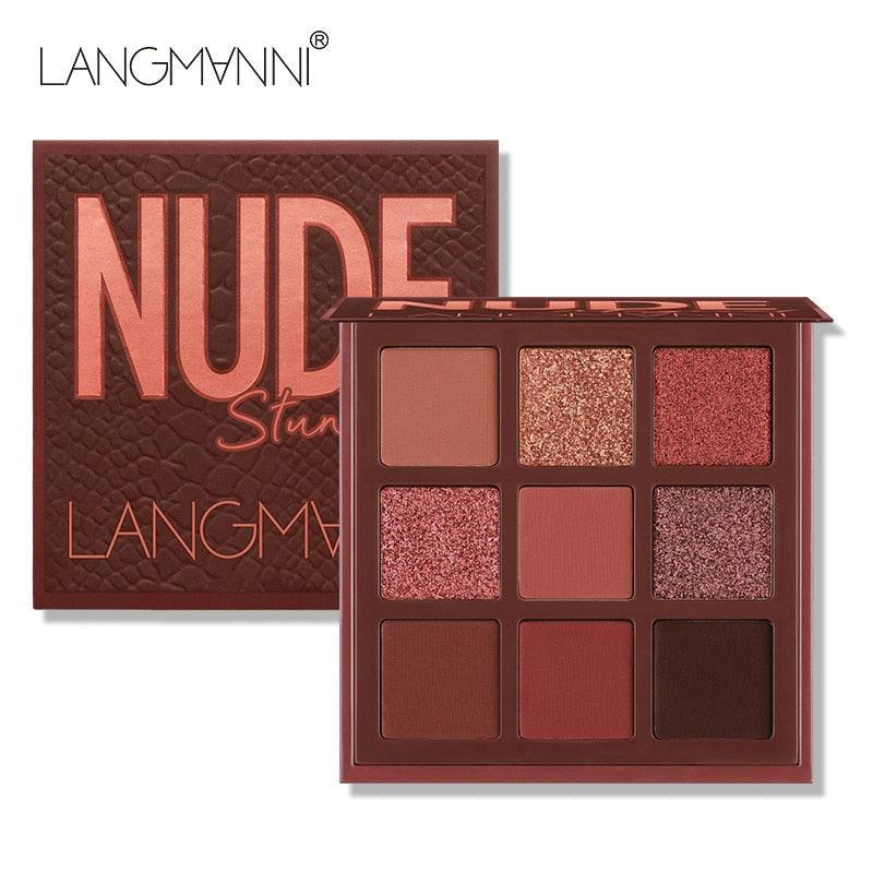 Paleta de Sombras 9 Cores - Langmanni - Estelar Express
