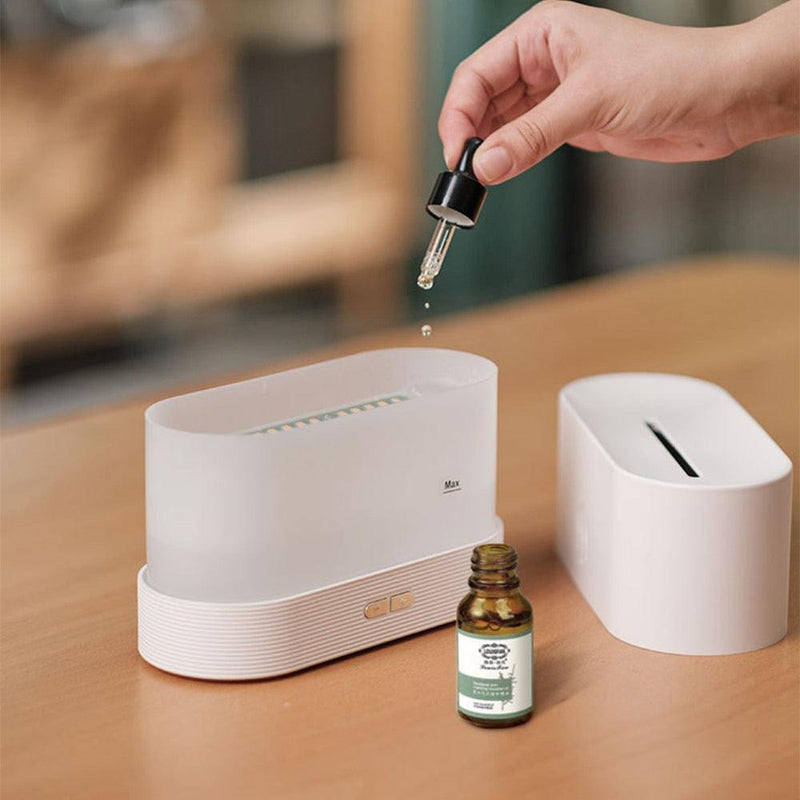 Umidificador e Aromatizador - Efeito Chamas - Até 7 cores - Estelar Express